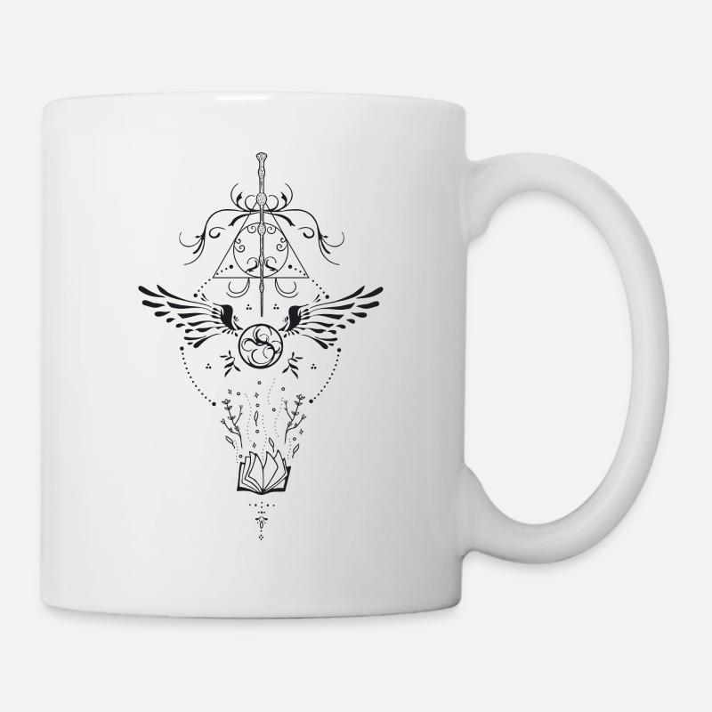Die Heiligtümer des Todes vereint in einem Symbol - Tasse - Weiß