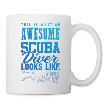 Awesome Scuba Diver - Mug - white - Right