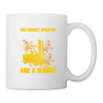 Walk Away This Forklift Operator Has Anger Issues - Mug - white - Right