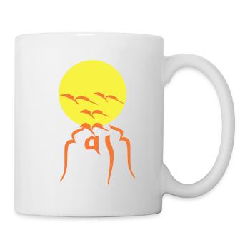 Free Tibet in tibetisch " Bod = Tibet " Freiheit - Tasse - Weiß - Rechts