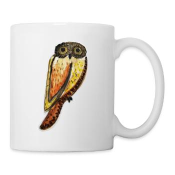 Owl - Nachteule - Süße Eule ~ Hi du alte Nachteule - Tasse - Weiß - Rechts