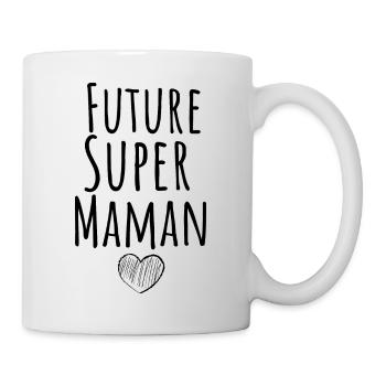 Future Super Maman - Mug blanc - blanc - Droite