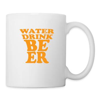 Fête de la boisson alcoolisée à la bière - Mug blanc - blanc - Droite