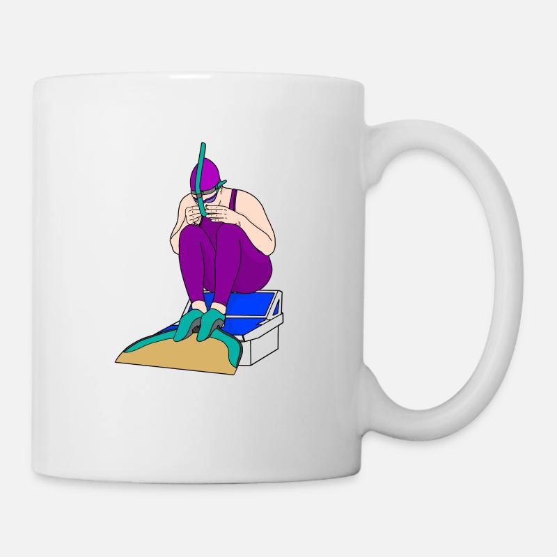 Finswimming - Mug - white