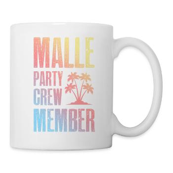 Malle Party Crew - Tasse - Weiß - Rechts