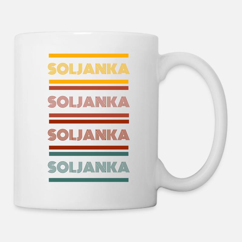 Retro Soljanka - Tasse - Weiß