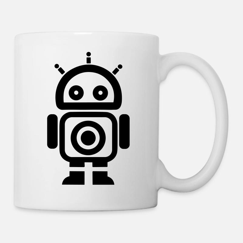 Kleiner Roboter - Tasse - Weiß