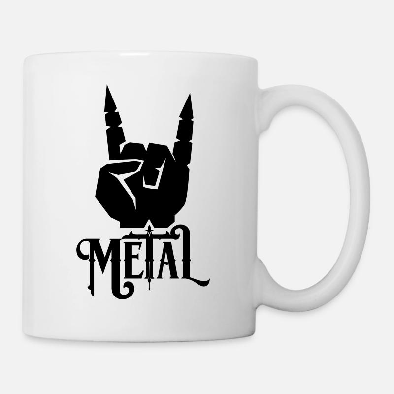 Metal. - Mug blanc - blanc