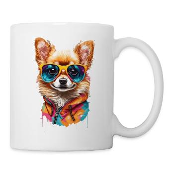 Chihuahua Cute Cool Cute Sunglasses Trendy - Mug - white - Right