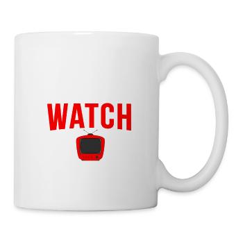 Manger dormir tv répéter Sombre - Mug blanc - blanc - Droite