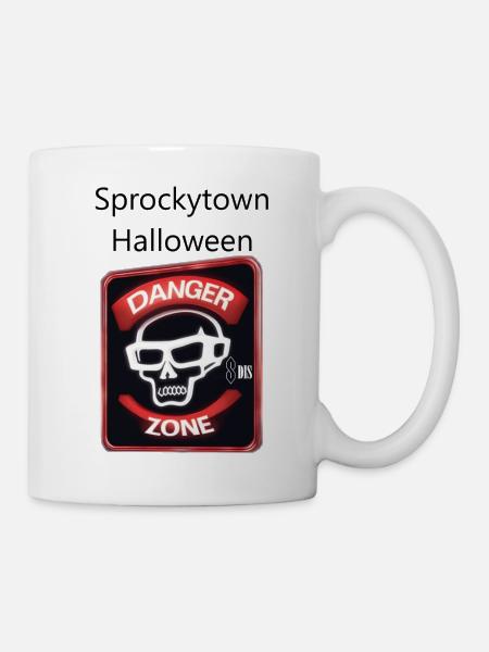 Sprockytown Halloween Danger Zone - Tasse - Weiß