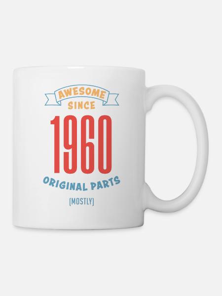 Awesome since 1960 - Tasse - Weiß