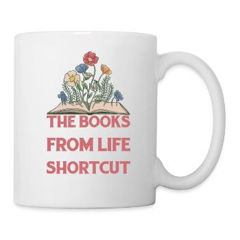 The Books Are Not An Escape From Life 3 - Tasse - Weiß - Rechts