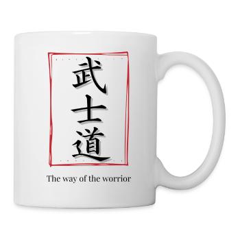 la voie du guerrier - Mug blanc - blanc - Droite