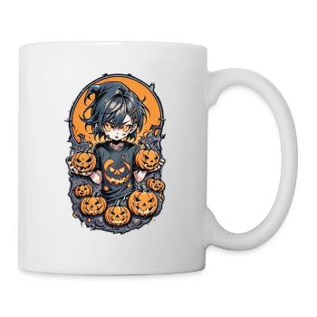 halloween - monstre et sorciere manga - Mug blanc - blanc - Droite