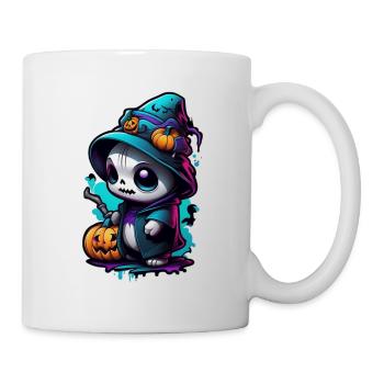 Halloween - Monster with Witch Hat - Mug - white - Right