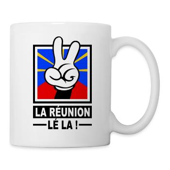 La Reunion le la Cartoon - Mug blanc - blanc - Droite