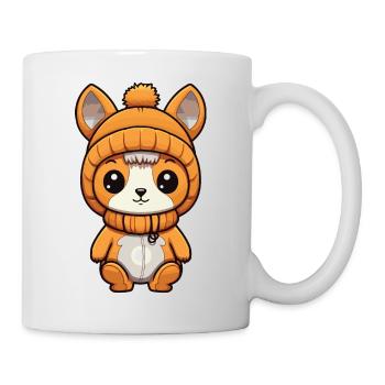 Squirrel Winter Comic Cute - Mug - white - Right