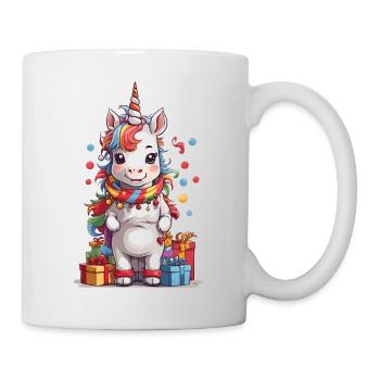 Licorne de Noël magique Licorne à Noël - Mug blanc - blanc - Droite