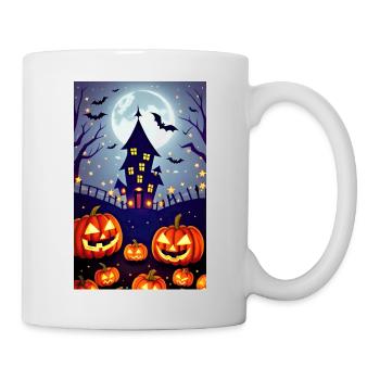 Halloween Party_1 - Tasse - Weiß - Rechts