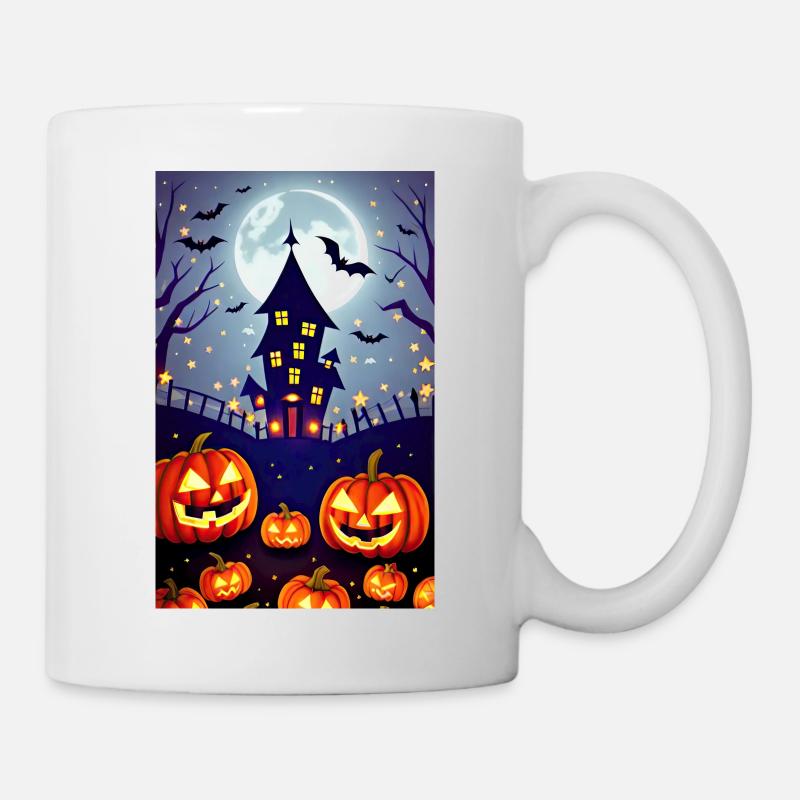 Halloween Party_1 - Tasse - Weiß