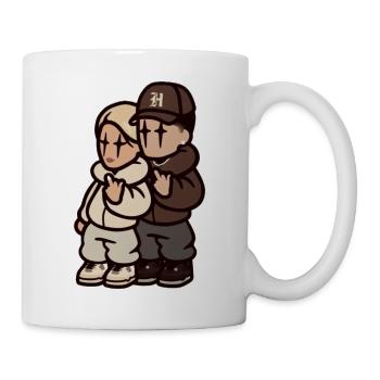 Du & Ich - Tasse - Weiß - Rechts
