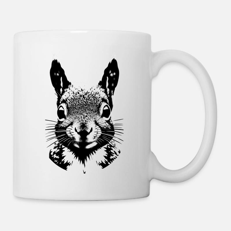 Eichhörnchen - Tasse - Weiß