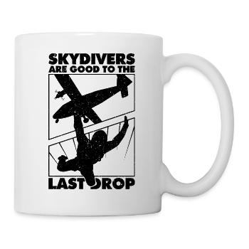 Citation drôle de parachutiste : cadeau parfait ! - Mug blanc - blanc - Droite
