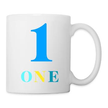 One-1e anniversaire - Mug blanc - blanc - Droite