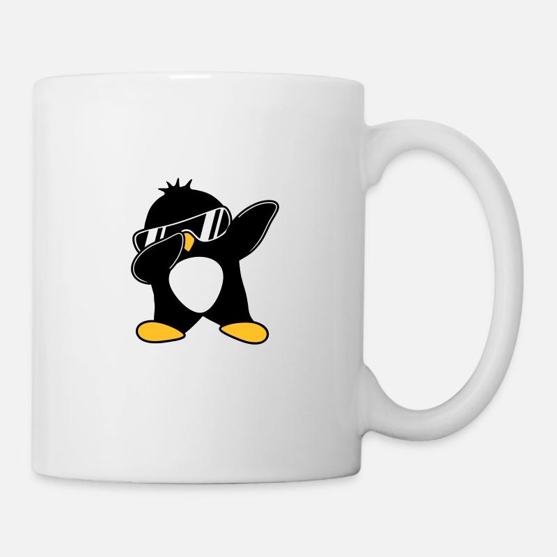 Kindness Is Cool Dabbing Dab Dance Geste Pinguin - Tasse - Weiß