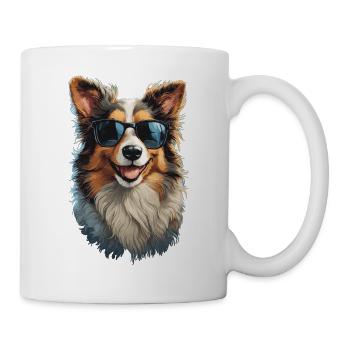 Border Collie Friend Companion Dogs Design - Mug - white - Right