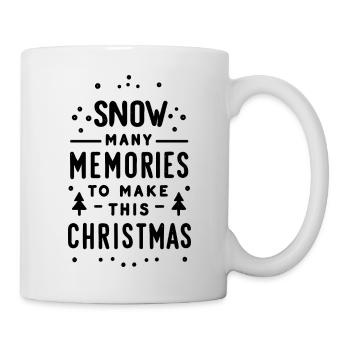 Neige De nombreux souvenirs à créer ce Noël - Mug blanc - blanc - Droite