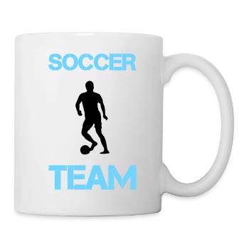soccer player team - Tasse - Weiß - Rechts