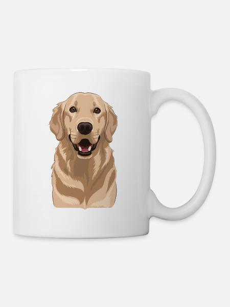 Golden Retriever - Mug - white