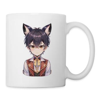 Manga Figur - Tasse - Weiß - Rechts