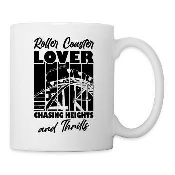 Roller Coaster Lovers - Tasse - Weiß - Rechts