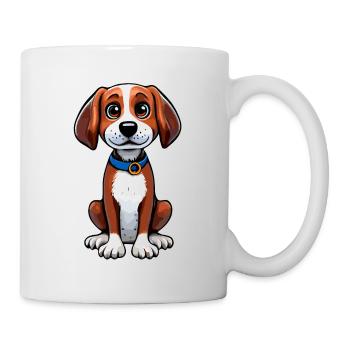 Cute dog - Mug - white - Right