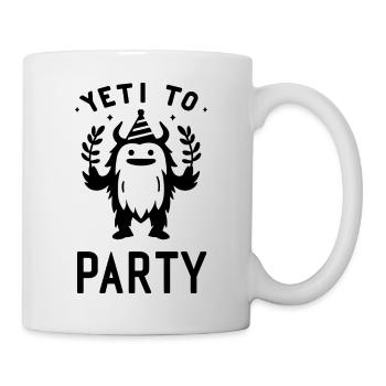 Yeti To Party - Mug - white - Right
