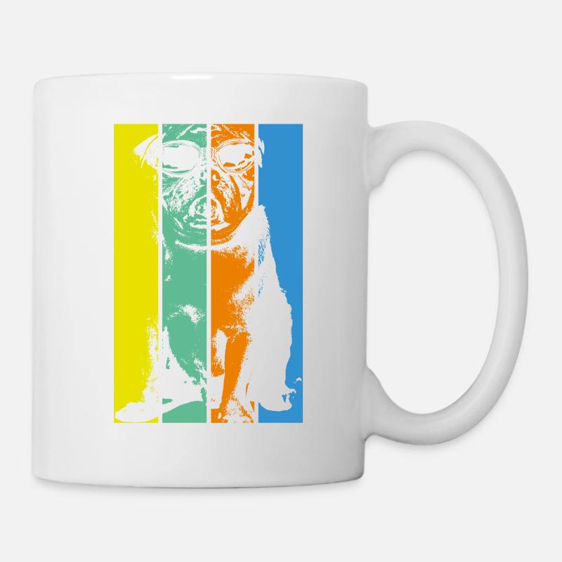 Cooler Maps mit Sonnenbrille - Tasse - Weiß
