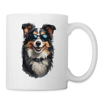 Border Collie Best Friend Stylish Dogs - Mug - white - Right