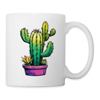 Cactus / Cacti / Plant / Desert / Botany - Mug - white - Right