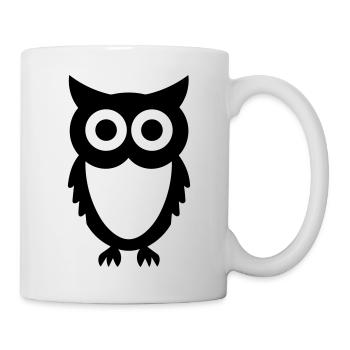 Petite chouette - Mug blanc - blanc - Droite