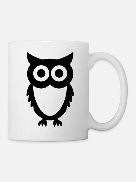 Steinkauz - Tasse - Weiß