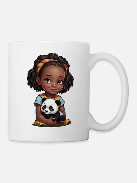 Idée Cadeau Panda Enfant - Mug blanc - blanc
