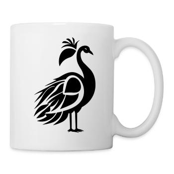Petit paon - Mug blanc - blanc - Droite