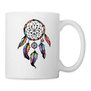 Dreamcatcher / Spiritual / Esotericism / Culture - Mug - white - Right