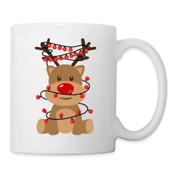 Rentier Kind - Tasse - Weiß - Rechts