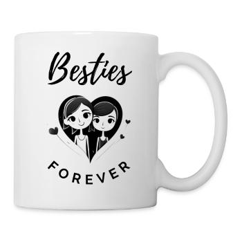 Besties Forever - Show Your Eternal Friendship - Mug - white - Right