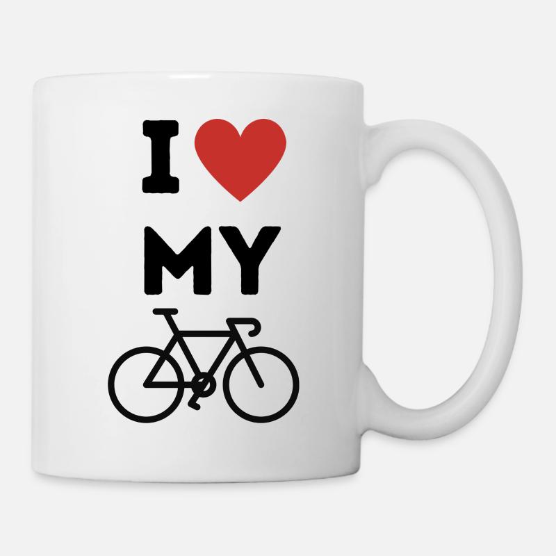 Cycling love - Mug - white
