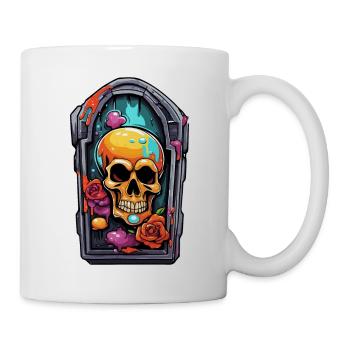 Pierre tombale / Souvenir / Tranquillité / Inoubliable / Mort - Mug blanc - blanc - Droite